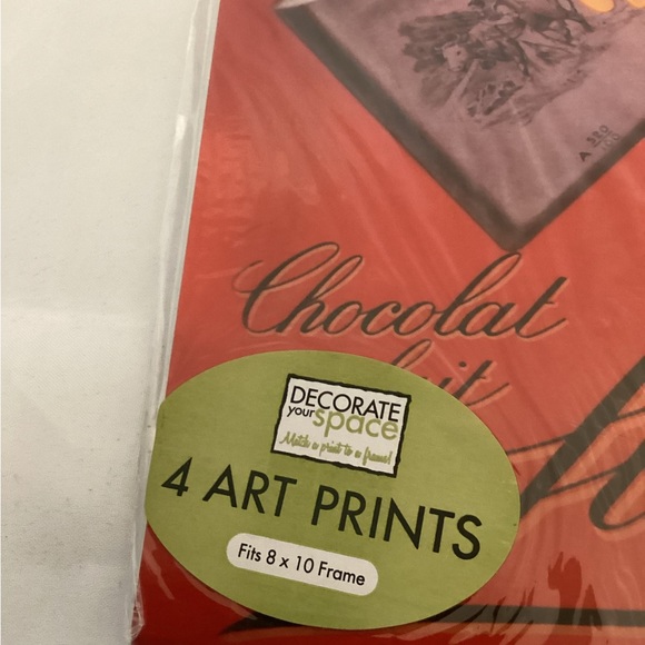 4 french art prints fits 8 by 10 inches advertising Milka and others - Picture 2 of 3